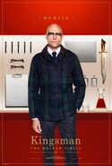 Kingsman - The Golden Circle Merlin Charakterposter 2