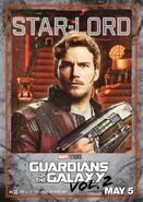 Guardians of the Galaxy Vol.2 Charakterposter Star-Lord