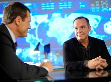 Agent Coulson with Director Jeffrey Mace