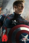 Charakterposter Captain America Avengers - Age of Ultron