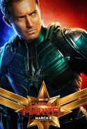 Captain Marvel Charakterposter (Jude Law)
