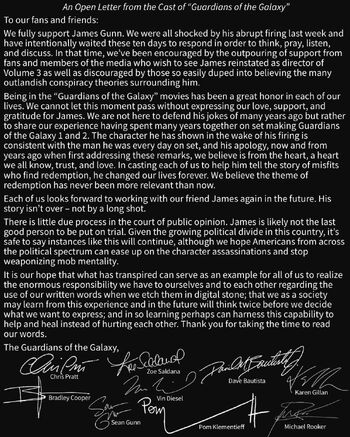 Open Letter Guardians Cast