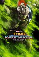 Thor Ragnrok Charakterposter Hulk