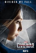 The First Avenger- Civil War Scarlet Witch Charakterposter