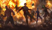 Guardians of the Galaxy Vol. 2 Members Konzeptfoto