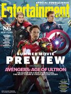 Entertainmet Weekly Cover Iron Man, Thor und Captain America