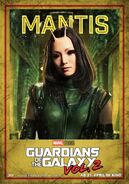 Guardians of the Galaxy Vol.2 deutsches Charakterposter Mantis