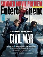 The First Avenger - Civil War Entertainment Weekly Banner 1