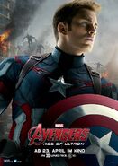 Avengers Age of Ultron deutsches Charakterposter Captain America