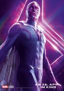 Avengers - Infinity War - Deutsches Vision Poster