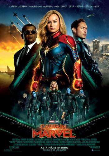 Captain Marvel deutsches Kinoposter 2