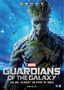 Guardians of the Galaxy deutsches Groot Poster