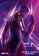 Avengers - Infinity War - Deutsches Okoye Poster
