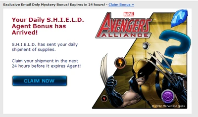 Playdom's Daily Emails for Free Items