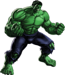 Hulk Portrait Art