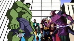 Hulk vs hawkeye