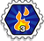 Badge Feu fulgurant