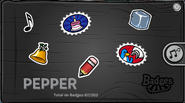 L'album de badges de Leonardo (PEPPER)