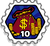 Badge 10 Sacs de pièces