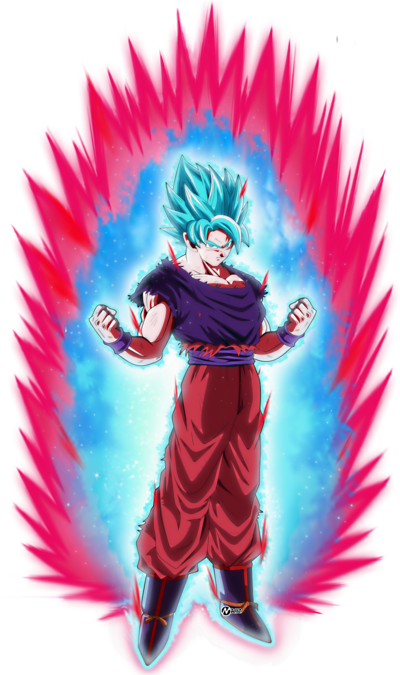 Super Saiyan Blue Goku - Colored (Dragon Ball Supe by Tsukasa112