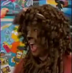 Mike as CowardlyLion