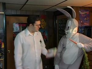 The Nerd and Bugs Bunny meet again