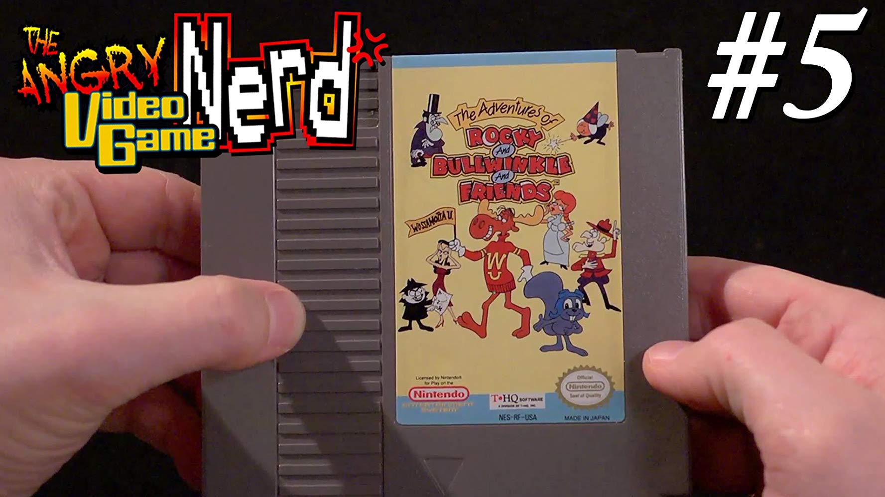 Rocky and bullwinkle nes on sale