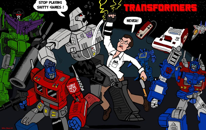 Transcript of AVGN episode Transformers Angry Video Game Nerd Wiki