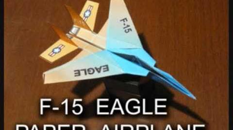 How to make an F-15 Eagle Paper Airplane (Type B)