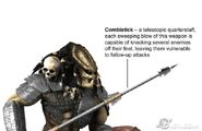 Promotional render of the Combistick from the video game Predator: Concrete Jungle.