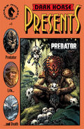 Special 30th anniversary variant cover to Predator: Life and Death issue 1 by Warner, modelled after Warner's cover to DHP #35.