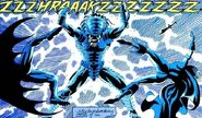 The Predator's energy discharge.