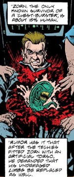 Zorn surviving the Chestbursting process.