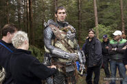 Ian Whyte on location.