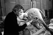 Gigerspacejockey.jpg (43 KB) H. R. Giger designing the Space Jockey in Alien