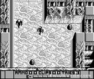 Alien 3 for Game Boy in-game screenshot.