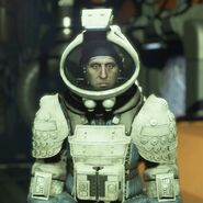 Meeks as seen in-game wearing his space suit.