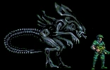 Queen and Marine from Aliens: Infestation.