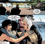 After they return from Afghanistan, Artemis welcomes the team with open arms.