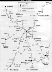 Aliens Adventure Game star map