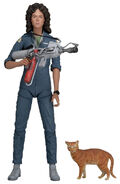 NECA figure of Ripley with Jones.