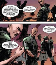 Indelicato scanning for hostiles.