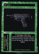 The Aliens/Predator CCG "ZIP GUN" card number 122.[5]