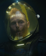 Fifield smoking, what is presumed to be, cannabis from his respirator as seen in the 2012 film Prometheus.