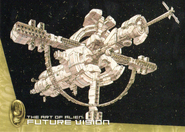 Early concept artwork of the Auriga, from the Alien Legacy trading card set.