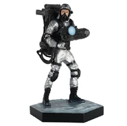 Eaglemoss Collections figurine of an OWLF Taskforce member.