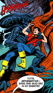 Ripley captured by a Gorilla Alien.