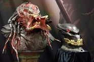 Sideshow Collectible's Life-Size Berserker Bust and Life-Size Berserker helmet.