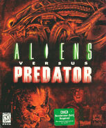 The cover of the 1999 game Aliens versus Predator