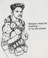 Sketch of Carmen by Tony Atkins.